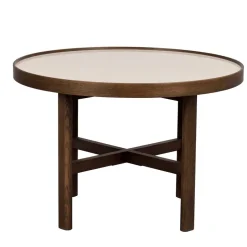 Wohnzimmer Couchtisch mit runder Keramikplatte - Wyola^Wohnen Hot