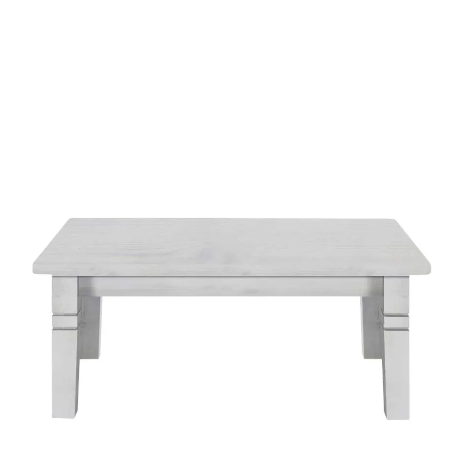 Wohnzimmer Couchtisch Onesti in Weiß Kiefer massiv^Wohnen Clearance