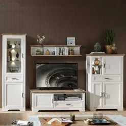 Wohnzimmer Country Möbel Set - Sinolita (vierteilig)^Wohnen