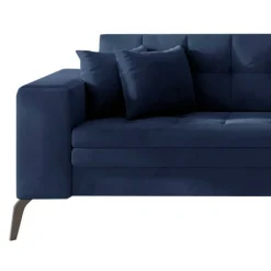 Wohnen Wohnzimmer Eckcouch in Dunkelblau - Asbro