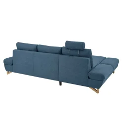 Wohnen Wohnzimmer Ecksofa in Blau - Baonga
