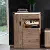 Wohnzimmer Highboard mit Licht LED - Bekunion^Wohnen