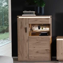 Wohnzimmer Highboard mit Licht LED - Bekunion^Wohnen