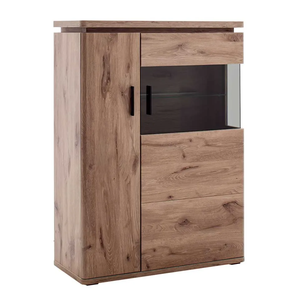 Wohnzimmer Highboard mit Licht LED - Bekunion^Wohnen