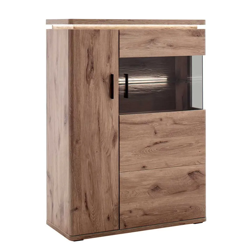 Wohnzimmer Highboard mit Licht LED - Bekunion^Wohnen