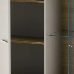 Wohnen Wohnzimmer Highboard mit Glas Einsatz - Lioscas