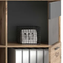 Wohnzimmer Highboard mit Glaseinsätzen - Lucios^Wohnen