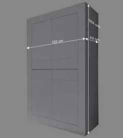 Wohnen Wohnzimmer Highboard Sogno in Hochglanz Weiß