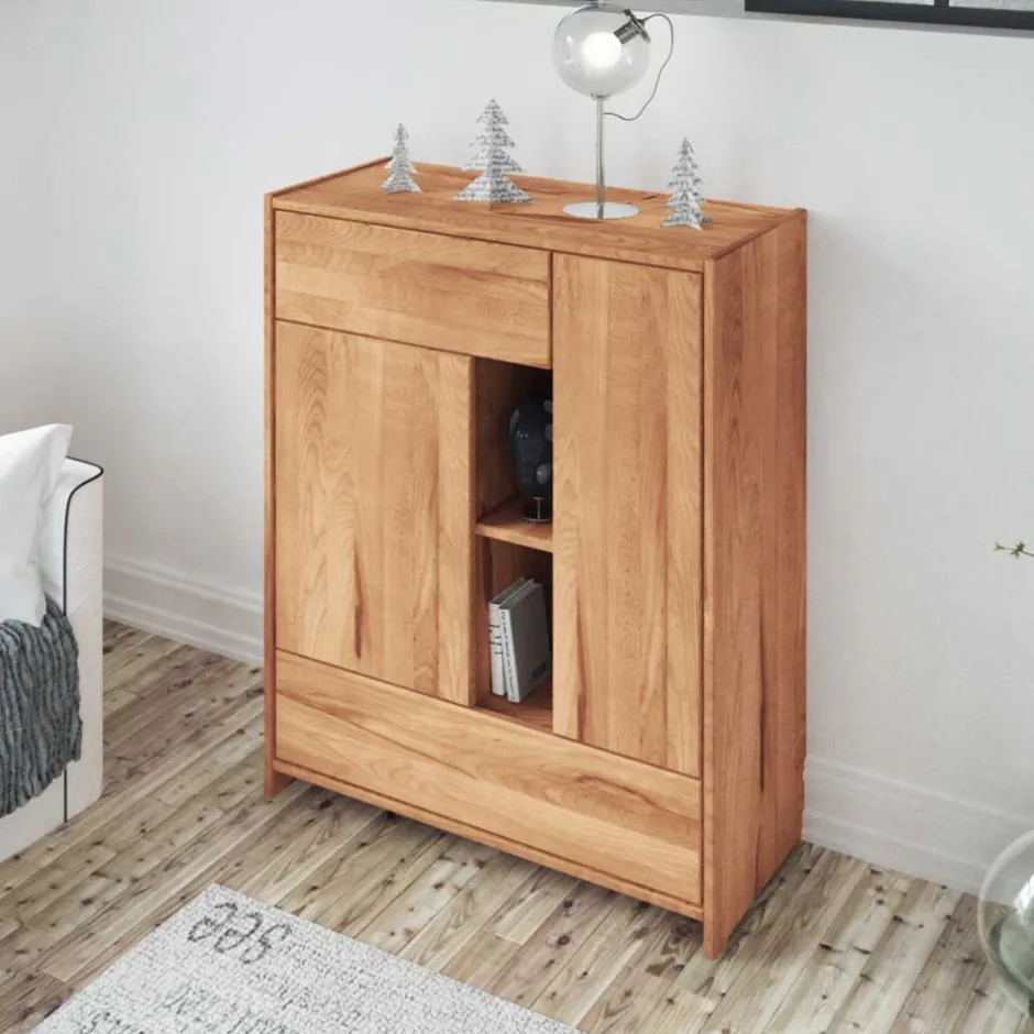 Wohnzimmer Kommode Salomonia aus Kernbuche Massivholz^Wohnen Online