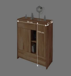 Wohnzimmer Kommode Salomonia aus Kernbuche Massivholz^Wohnen Online