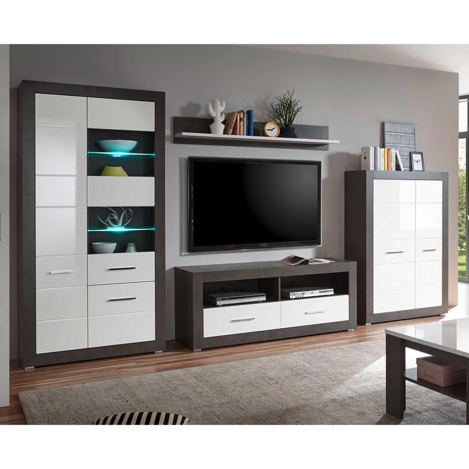 Wohnzimmer Möbel Kombi zweifarbig - Istensa (vierteilig)^Wohnen Clearance