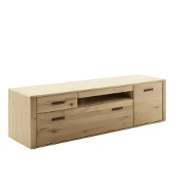 Wohnen Wohnzimmer Möbelset in Asteiche Hell - Jevedaz (dreiteilig)