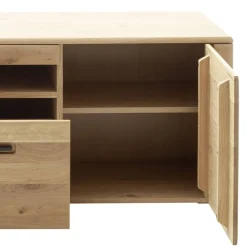 Wohnen Wohnzimmer Möbelset in Asteiche Hell - Jevedaz (dreiteilig)