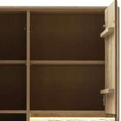 Wohnen Wohnzimmer Möbelset in Asteiche Hell - Jevedaz (dreiteilig)