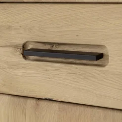 Wohnen Wohnzimmer Möbelset in Asteiche Hell - Jevedaz (dreiteilig)