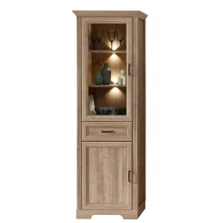 Wohnen Wohnzimmer Möbelset in Eiche NB - Barack (vierteilig)