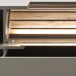 Wohnzimmer Möbelset in Grau - Teorina (dreiteilig)^Wohnen New