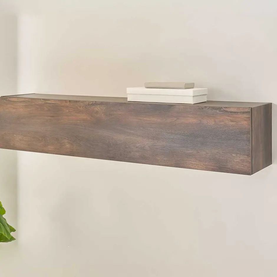 Wohnzimmer Oberschrank in Eiche Dunkel - Mundo^Wohnen Best