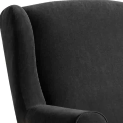 Wohnzimmer Ohrensessel in Schwarz - Lirionica^Wohnen Clearance