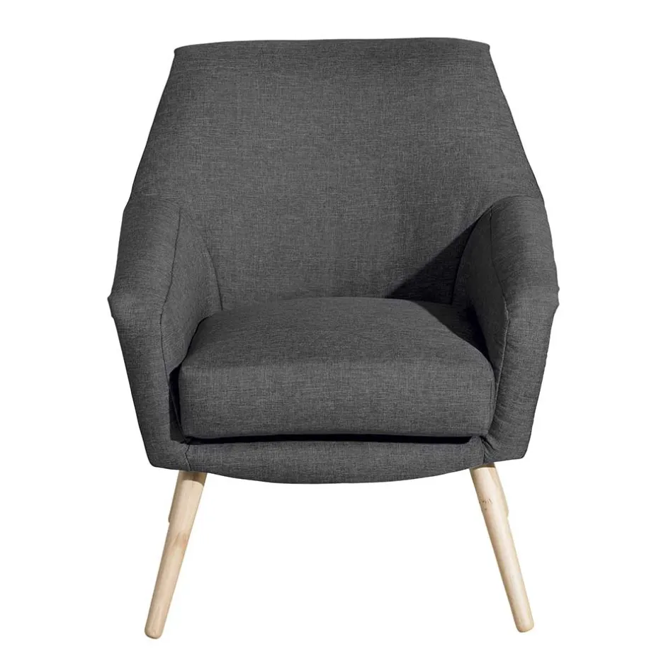 Wohnzimmer Polstersessel in Dunkelgrau - Rubin^Wohnen Best
