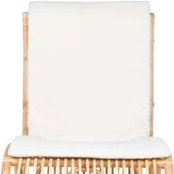 Wohnzimmer Rattan Loungestuhl in Natur - Abramas^Wohnen Clearance