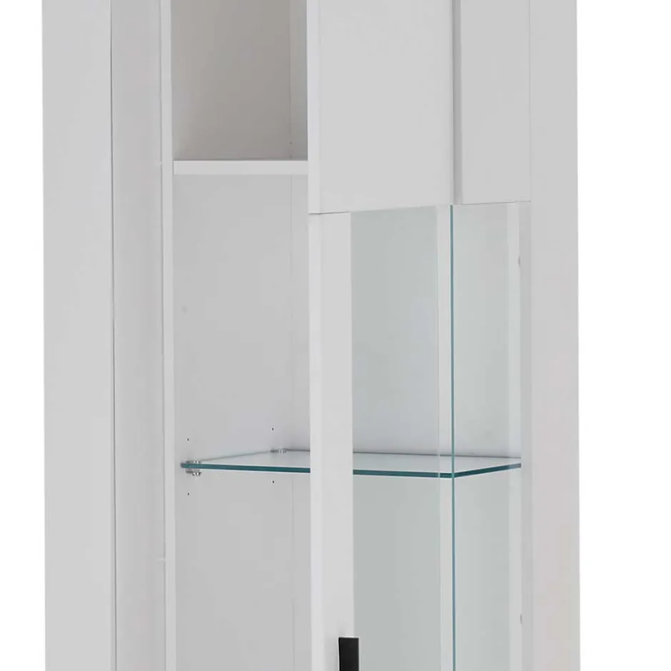 Wohnen Wohnzimmer Schrank & Regal Set in Weiß - Tirol (vierteilig)