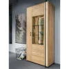 Wohnzimmer Schrank aus Asteiche Massivholz & Glas - Clenza^Wohnen Sale