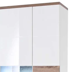 Wohnen Wohnzimmer Schrank in Weiß Glanz - Icadro