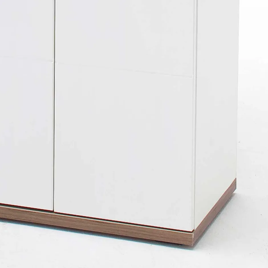 Wohnen Wohnzimmer Schrank in Weiß Glanz - Icadro