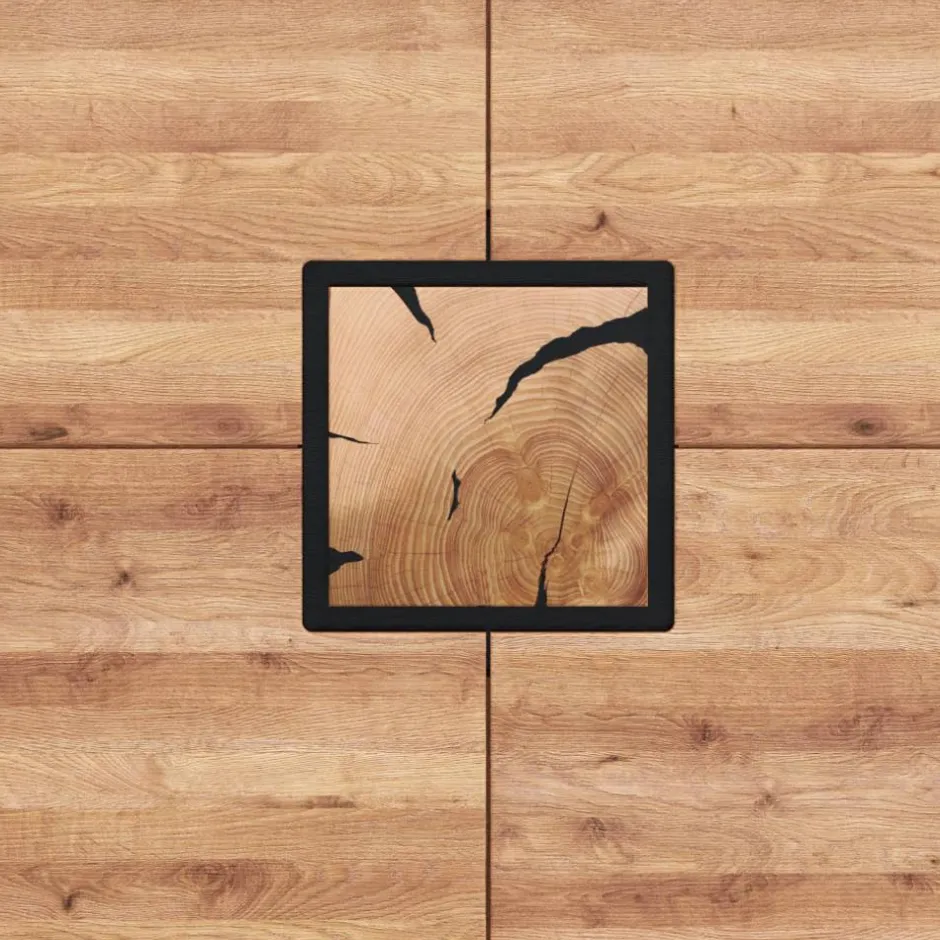 Wohnzimmer Schrank mit Hirnholz Applikation - Shipper^Wohnen Hot