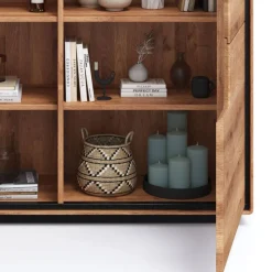 Wohnzimmer Schrank mit Hirnholz Applikation - Shipper^Wohnen Hot