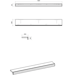 Wohnzimmer Schrank Set in Hellgrau & Zinneiche - Lioscas (vierteilig)^Wohnen New