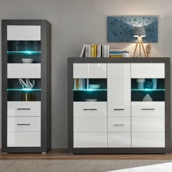 Wohnen Wohnzimmer Schrank Set modern - Istensa I (zweiteilig)