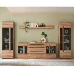 Wohnzimmer Schrankvitrinen & Wandboard - Brocus (vierteilig)^Wohnen Discount