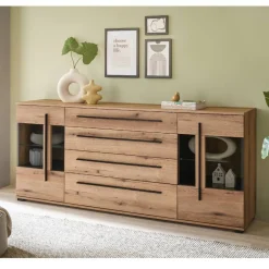 Wohnzimmer Schrankvitrinen & Wandboard - Brocus (vierteilig)^Wohnen Discount