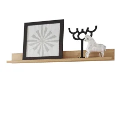 Wohnzimmer Schrankwand Smonia aus Wildeiche hell (vierteilig)^Wohnen New