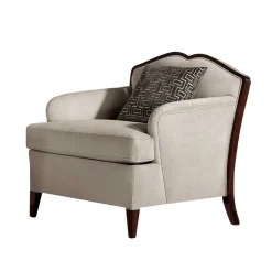 Wohnen Wohnzimmer Sessel in Beige und Dunkelbraun - Freedoms