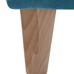 Wohnen Wohnzimmer Sessel in Petrol Veloursbezug - Miragda