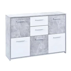 Wohnzimmer Sideboard Poesenna in Weiß^Wohnen