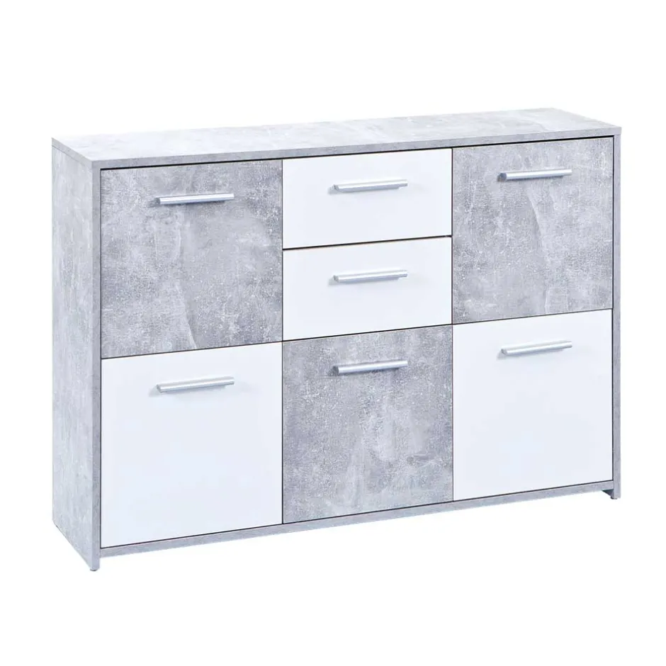 Wohnzimmer Sideboard Poesenna in Weiß^Wohnen