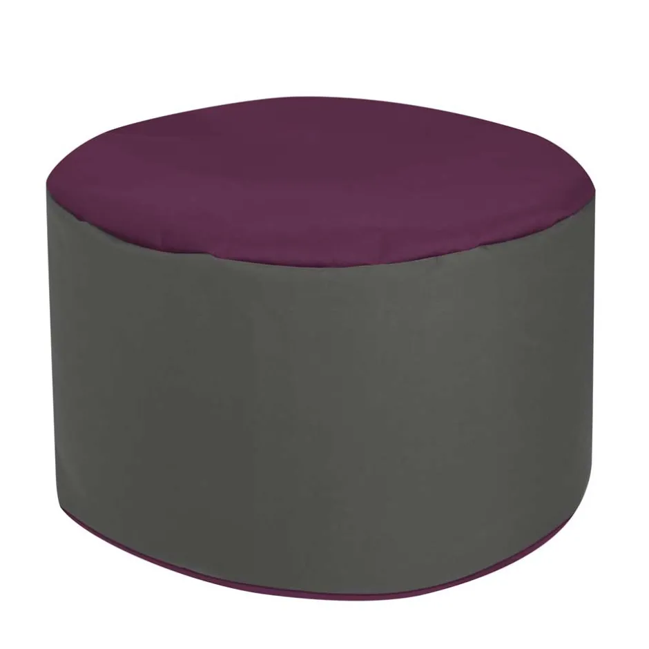 Kinder Wohnen Wohnzimmer Sitzsack Mapilia in Violett Grau