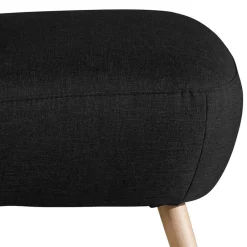 Wohnen Wohnzimmer Stoffsessel in Schwarz - Adaliz