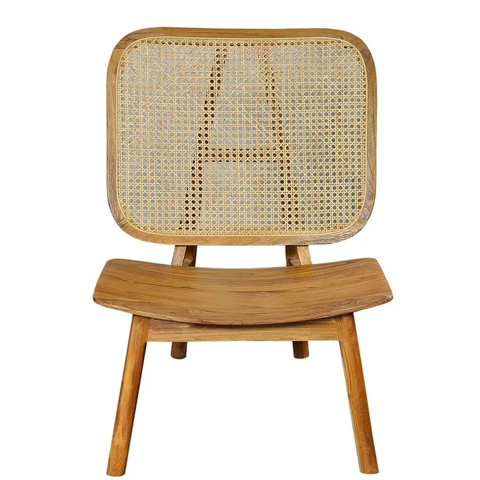 Wohnzimmer Stuhl aus Teak Massivholz - Vivienno^Wohnen Discount