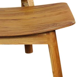 Wohnzimmer Stuhl aus Teak Massivholz - Vivienno^Wohnen Discount