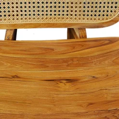 Wohnzimmer Stuhl aus Teak Massivholz - Vivienno^Wohnen Discount