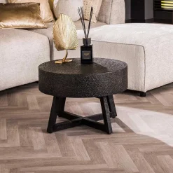 Wohnen Wohnzimmer Tisch in Schwarzbraun - Myranga