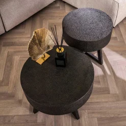 Wohnen Wohnzimmer Tisch in Schwarzbraun - Myranga