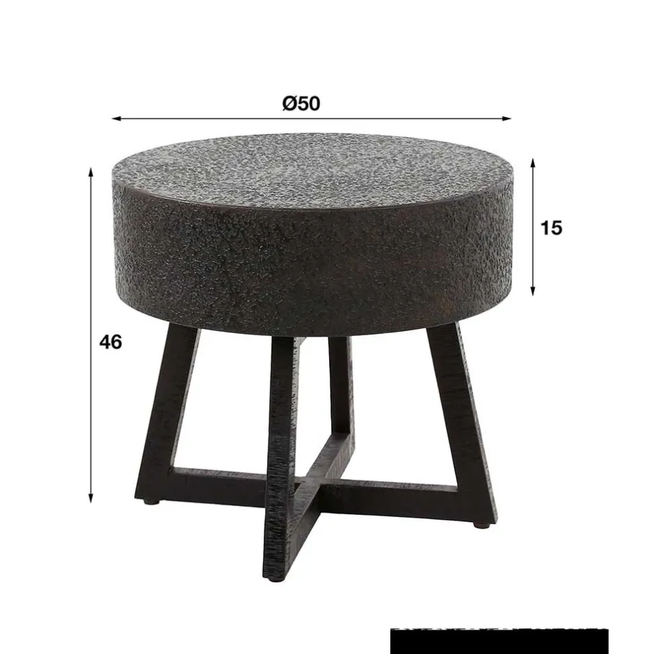 Wohnen Wohnzimmer Tisch in Schwarzbraun - Myranga