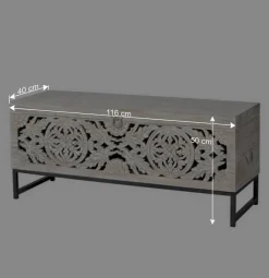 Wohnzimmer Truhentisch im Vintage Look - Fudorus^Wohnen Discount