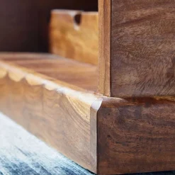 Wohnen Wohnzimmer Truhentisch mit Weinregal - Ovalle